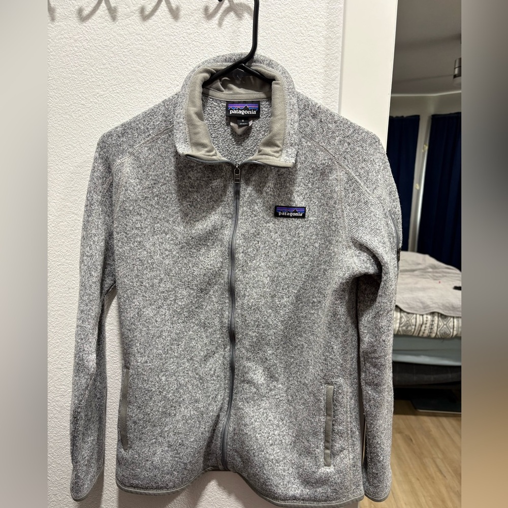 Patagonia Heather Gray Lightweight Full-Zip Better Sweater